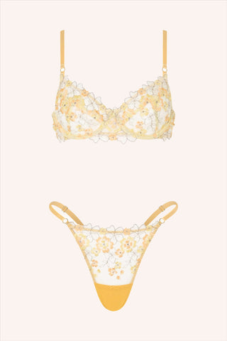 Forget Me Not Thong Yellow