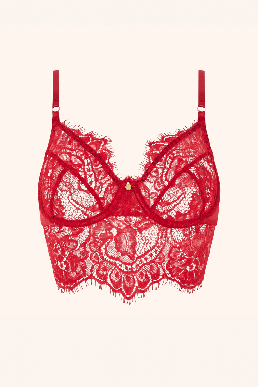 Be Mine Bra Red