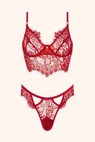 Be Mine Bra Red