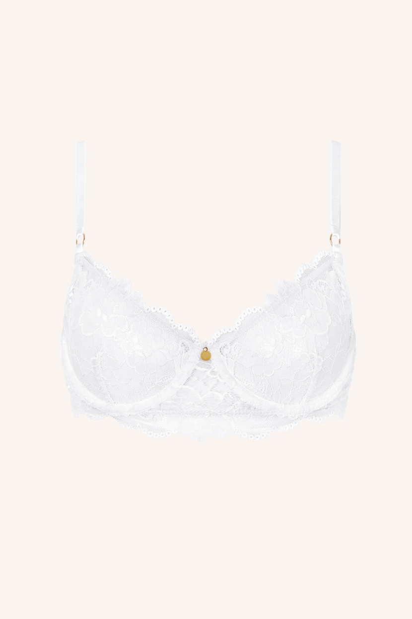 Blush XS / White Bra White