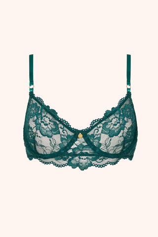 Blush XS / Emerald Bra Emerald
