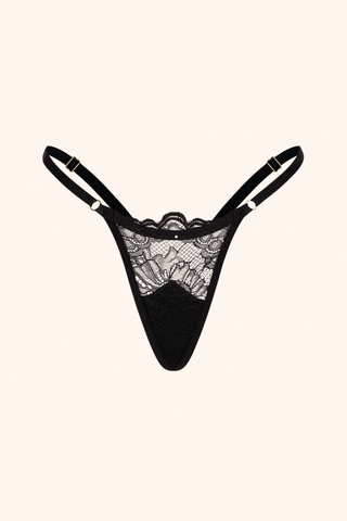 You One Size / Black Thong Black