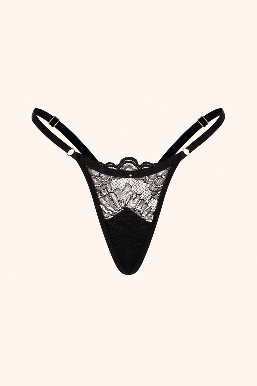 You One Size / Black Thong Black