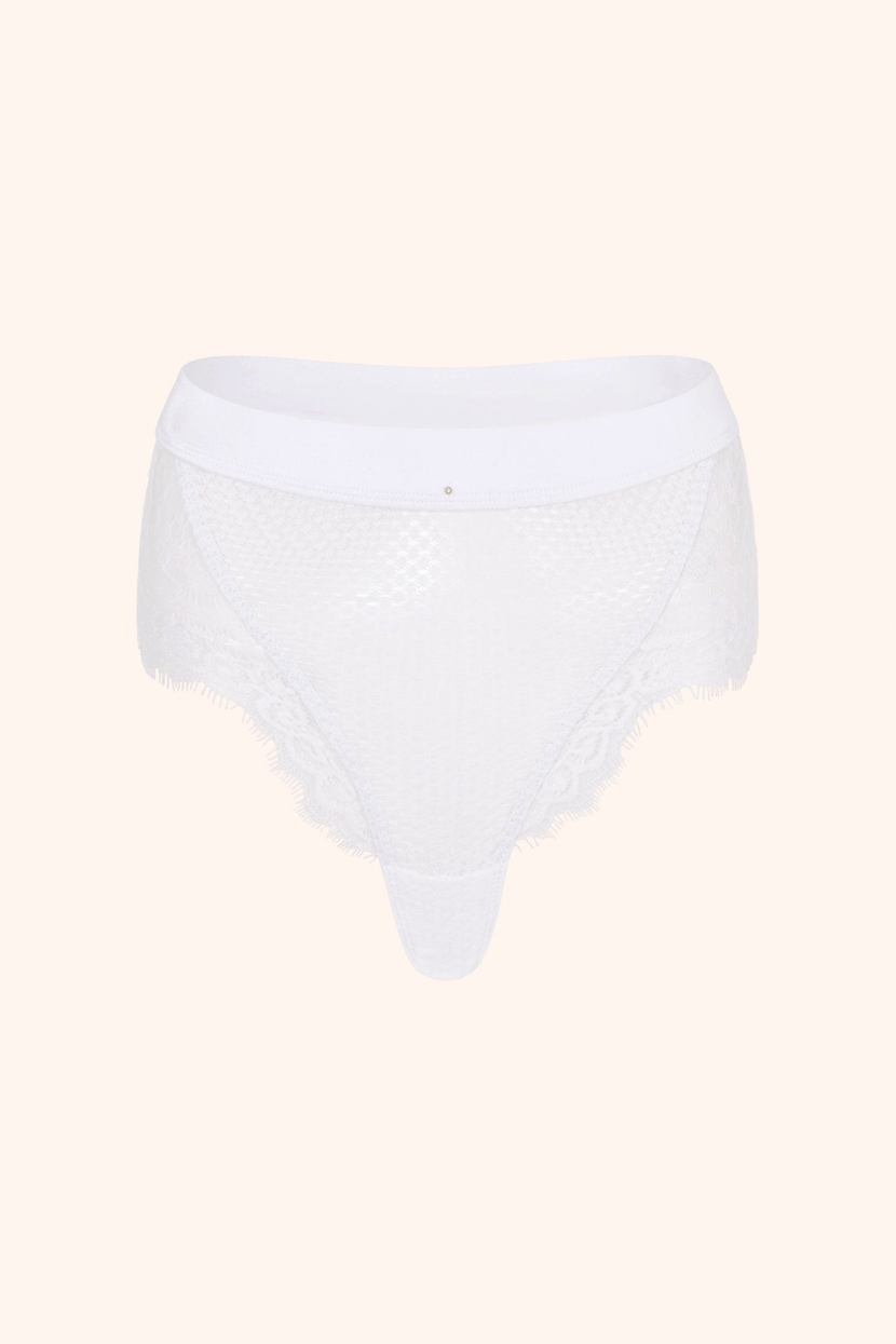 Full on Glam XS / Ivory High Waist Ivory