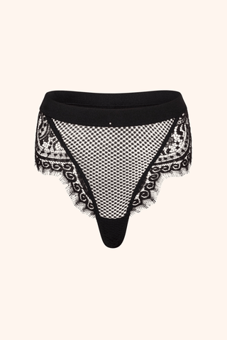 Full on Glam XS / Black High Waist Black