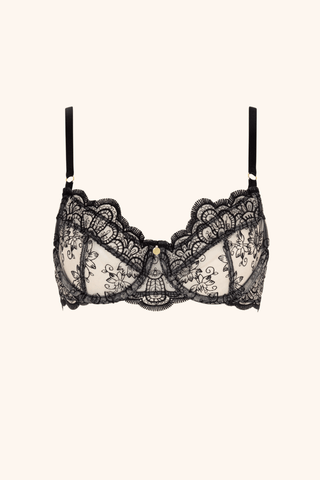 Amore XS / Black Bra Black