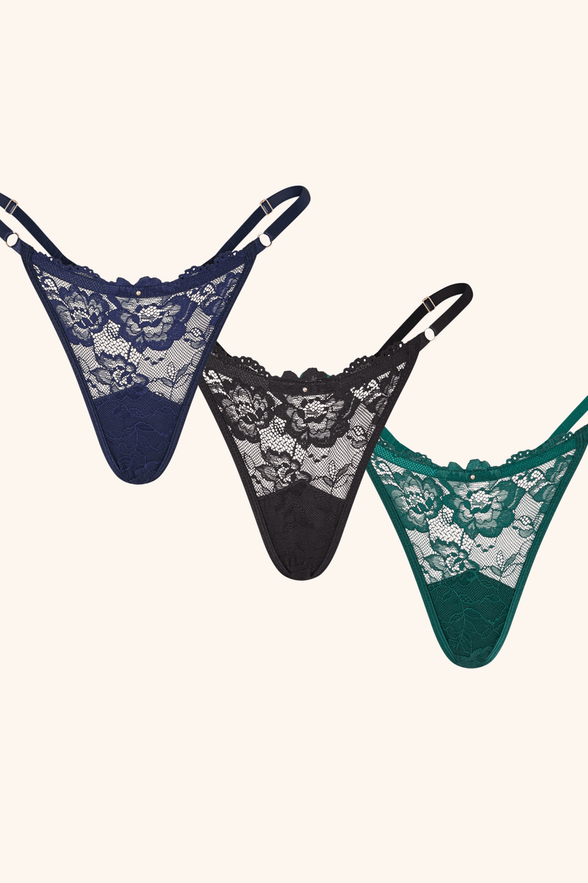 Lingerie Sets Blush 3 Pack