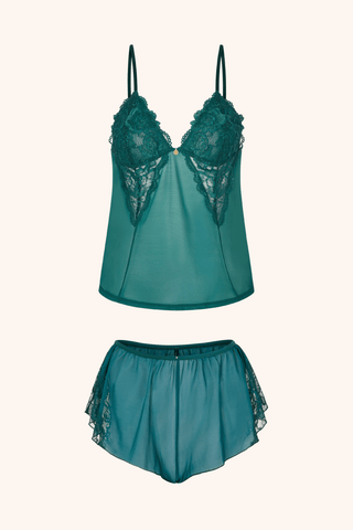 Lingerie Sets Blush Caraco & Shorts