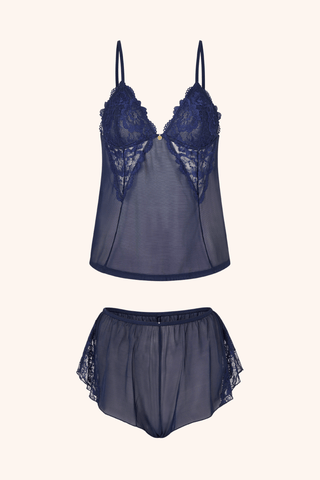 Lingerie Sets Blush Caraco & Shorts