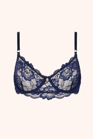 Blush XS / Navy Bra Navy