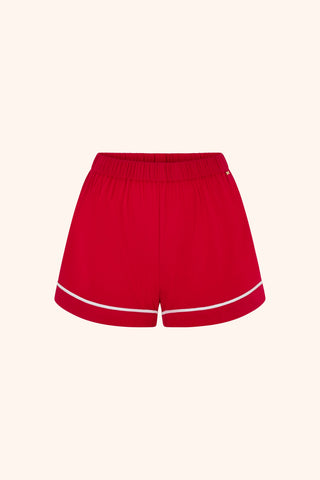 Cozy PJ Short Red