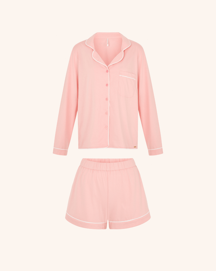 Cozy XS / Peony PJ Set Ivory