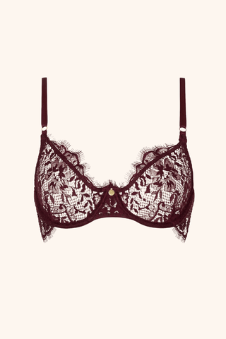 Dainty XS / Burgundy Bra Burgundy