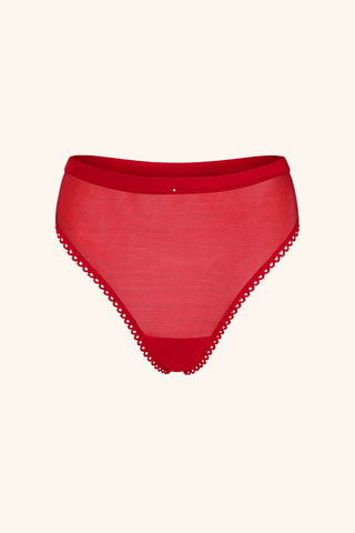 Dolce XS / Red High Waist Red