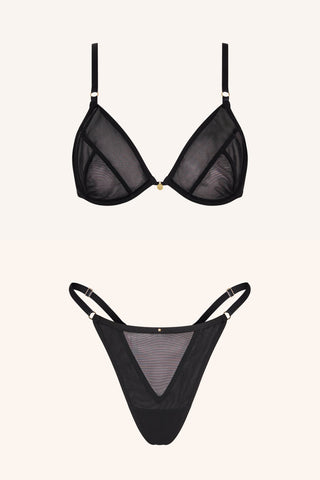 Dolce XS / Black Demi Bra Black