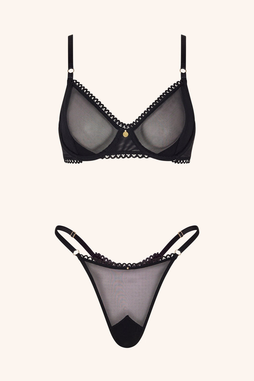 Dolce OS / Black Thong Fuchsia