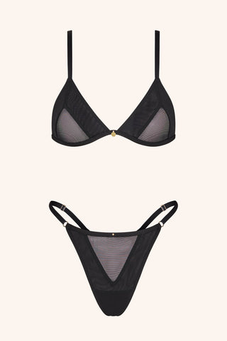 Dolce OS / Black V Thong Black
