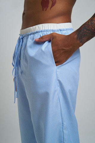 Le Boyfriend Pants Blue