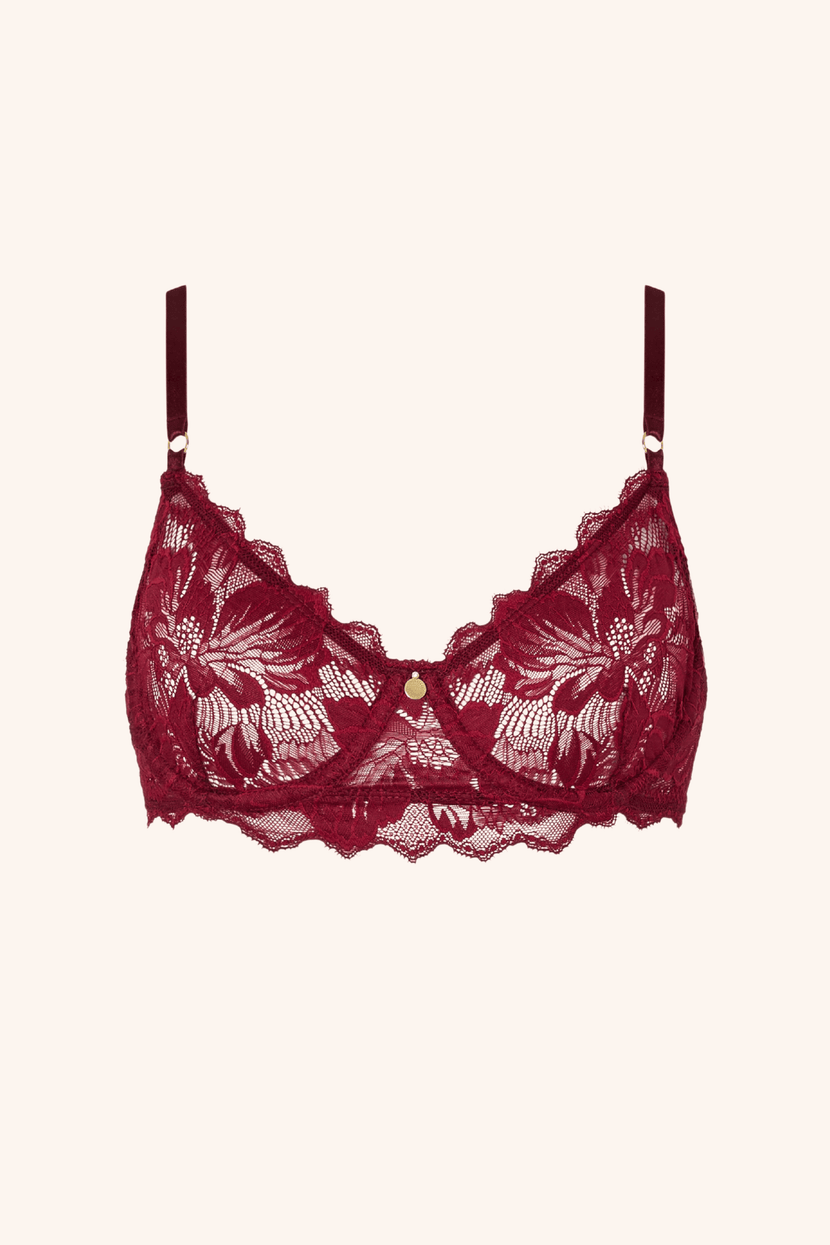 Desire XS / Burgundy Bra Burgundy