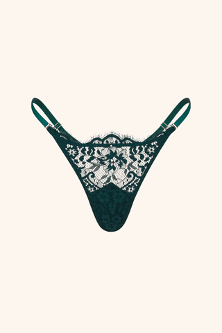 Dainty One Size / Emerald Thong Emerald