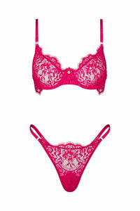 Dainty One Size / Fuchsia Thong Emerald