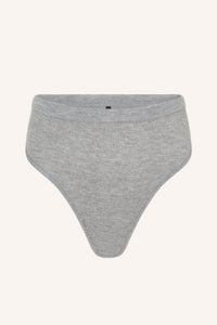 Les Girls Rib Briefs Grey