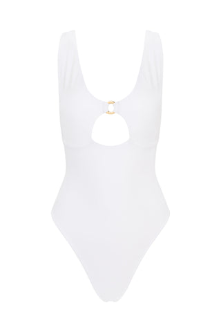 So Chic One Piece Cutout White