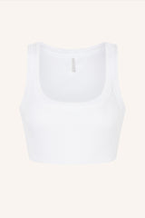 Rib Crop White