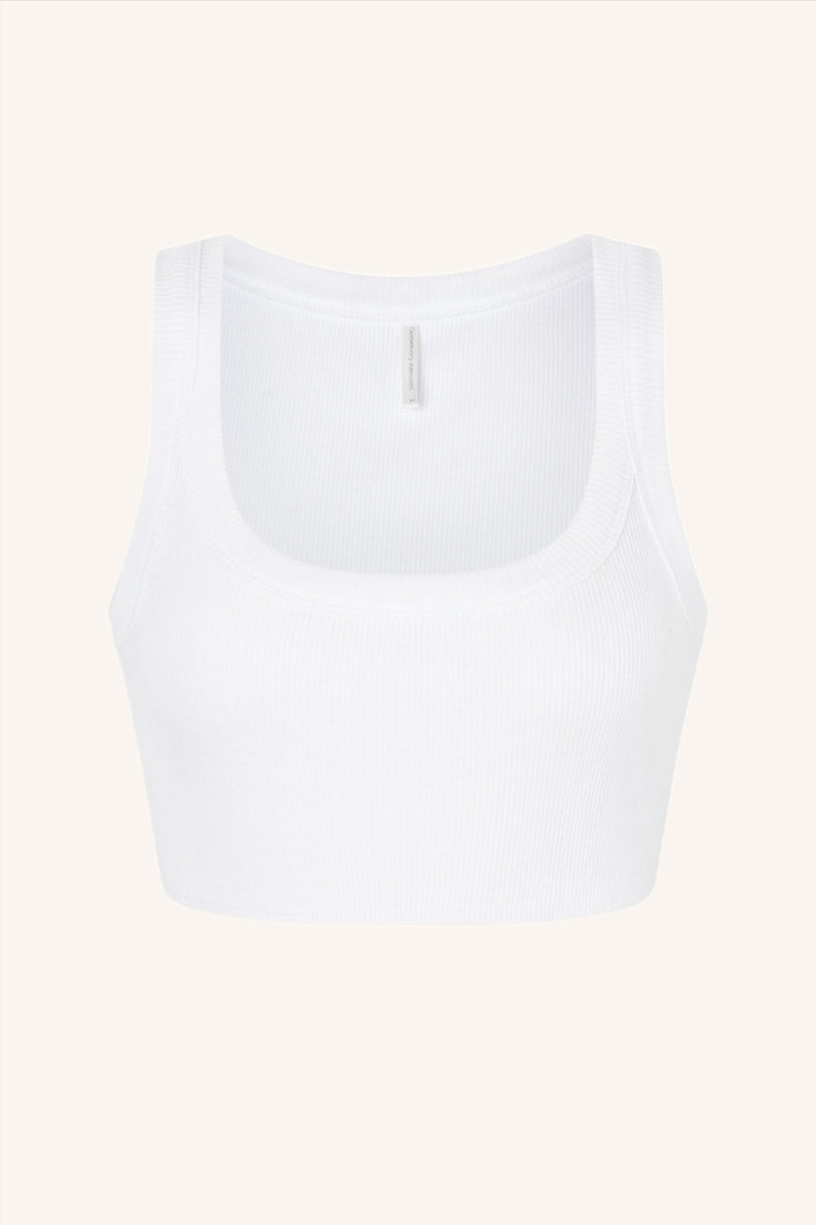 Rib Crop White