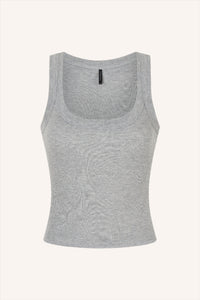 Les Girls Rib Tank Grey