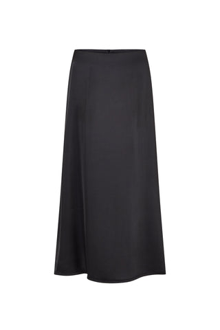 Mon Cheri XS / Black Silk Skirt Black