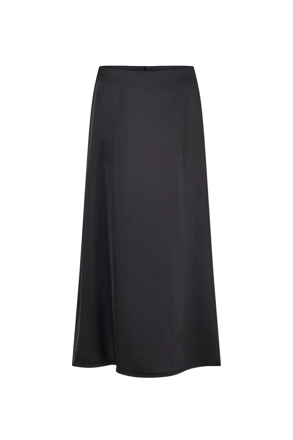 Black Silk Skirt