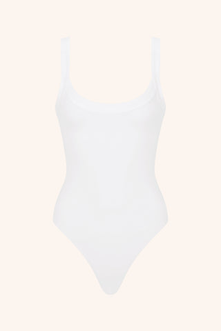 Les Girls XS / White Bodysuit Grey