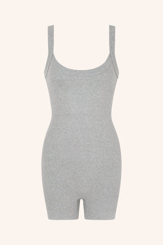 Les Girls XS / Grey Romper Black