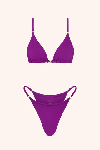 So Chic XS / Plum Tanga Bikini Plum