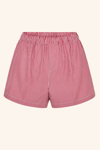 Le Boyfriend Red / XS Striped Boxers Blue