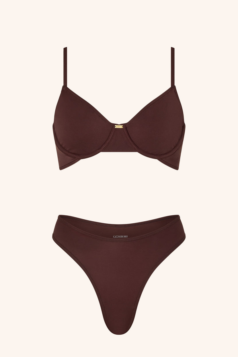Everyday XS / Brown Bra Brown