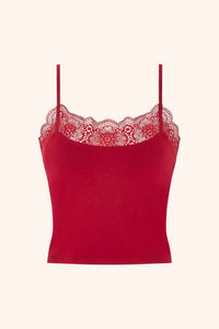 Cozy Modal Cami Red