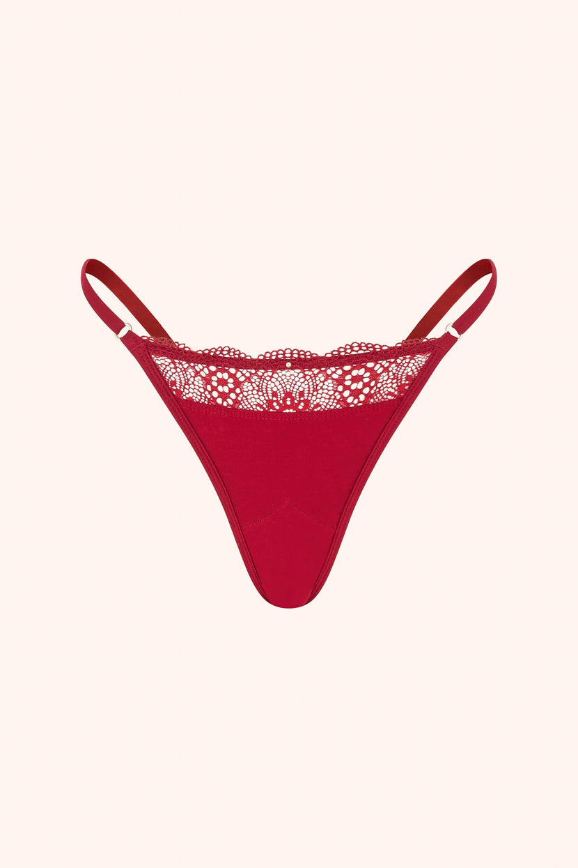 Cozy Modal Thong Red