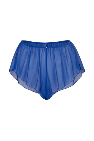 Coquette XS / Royal Blue Silk Shorts Royal Blue