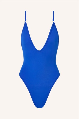 So Chic XS / Royal Blue One Piece White