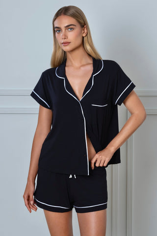 Cozy Modal PJ Set Black