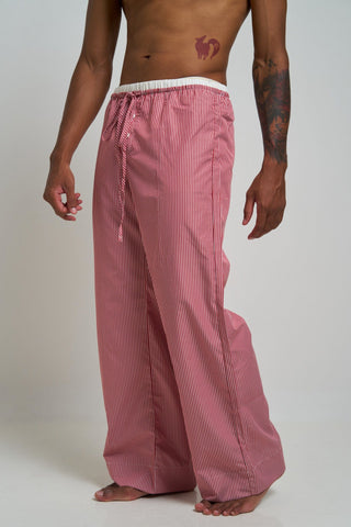 Le Boyfriend Pants Red