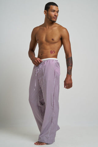 Le Boyfriend Pants Plum