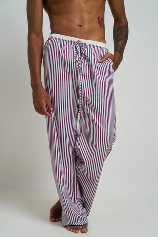 Le Boyfriend Pants Plum