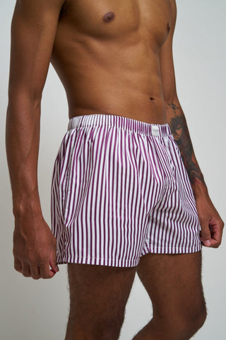 Le Boyfriend Men's Boxer Plum