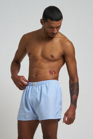Le Boyfriend Men's Boxer Blue