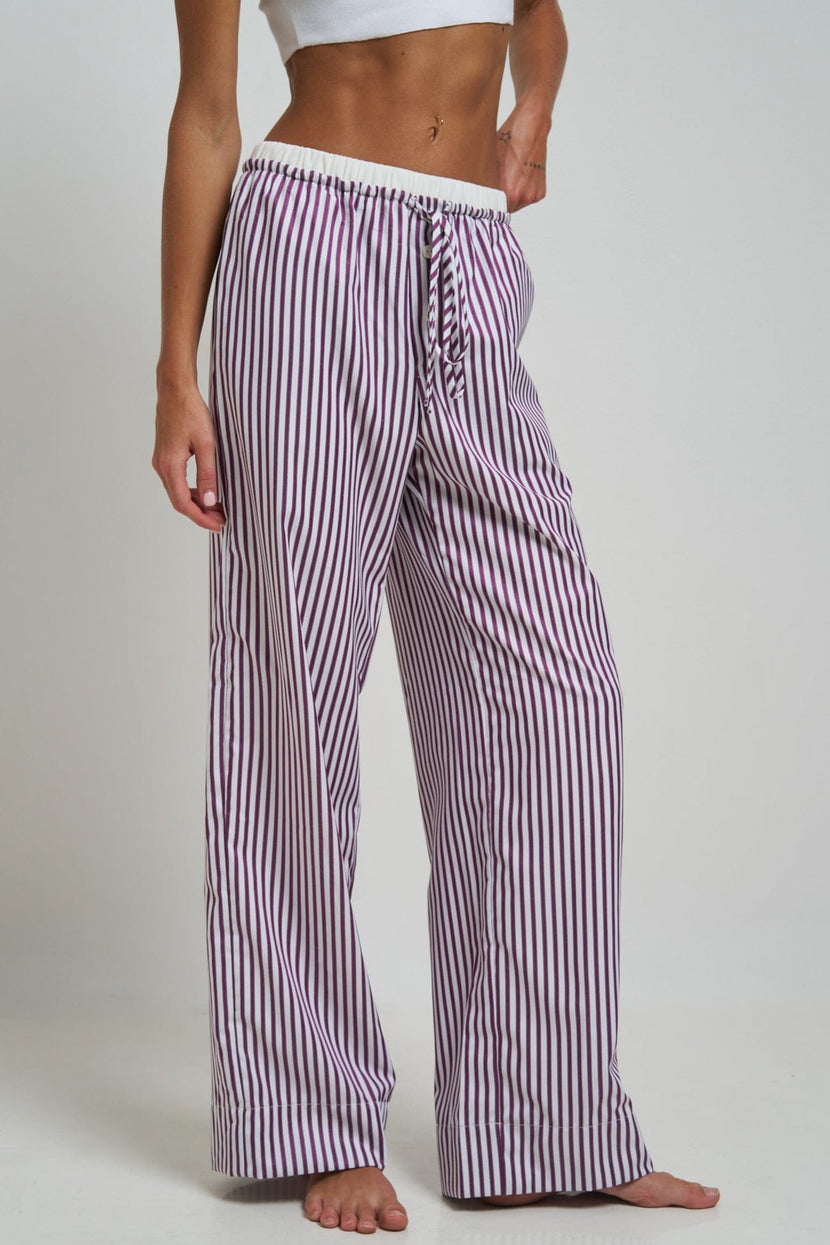 Le Boyfriend Pants Plum