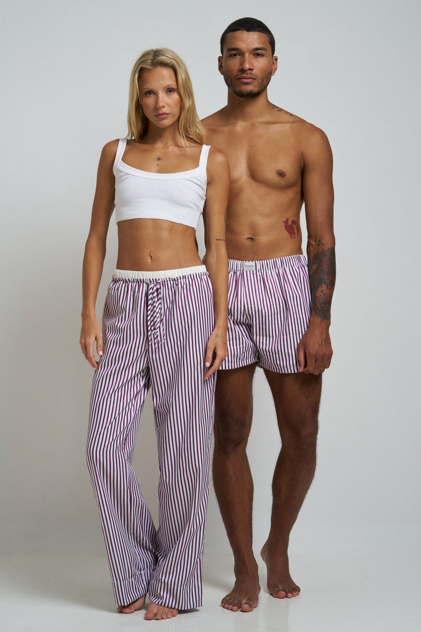 Le Boyfriend Pants Plum
