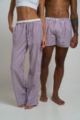 Unisex Pants Plum